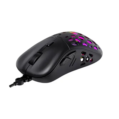 Mouse Gaming Havit GAMENOTE MS955, iluminare RGB, USB (Negru)