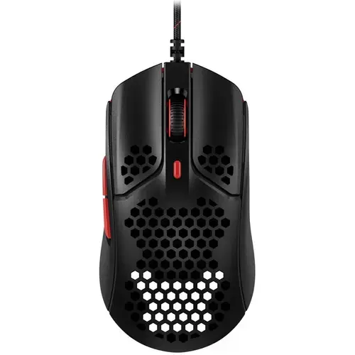 Mouse gaming HyperX Pulsefire Haste, Sensor Pixart, 3.2 DPI, Negru/Rosu