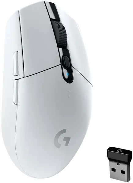 Mouse gaming Logitech - G305 Lightspeed, optic, alb