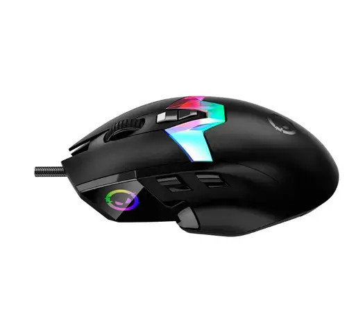 Mouse Gaming Lorgar MSP80, Wired, USB, RGB (Negru)