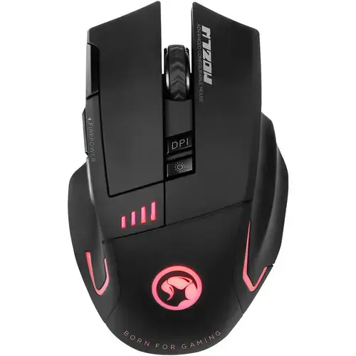 Mouse Gaming Marvo M720W, wireless, 4800 DPI (Negru)