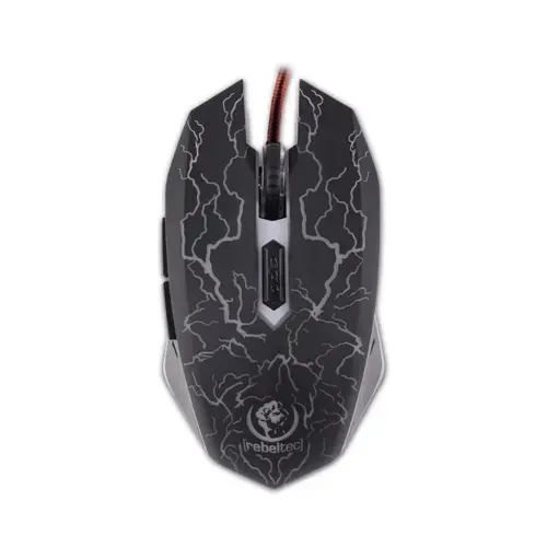 Mouse Gaming Rebeltec, USB Diablo, iluminare LED (Negru)