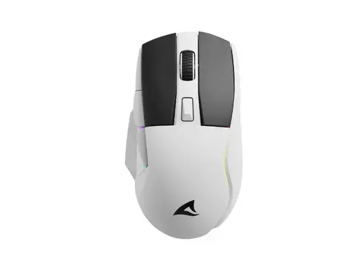 Mouse Gaming Sharkoon SGM50W, Wired, Wireless, USB, RGB (Alb)