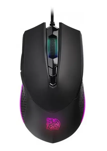 Mouse Gaming Thermaltake eSPORTS Iris M50, iluminare RGB, USB (Negru)