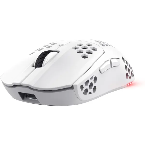 Mouse Gaming Trust GXT 929W Helox, Wireless, RGB, Alb