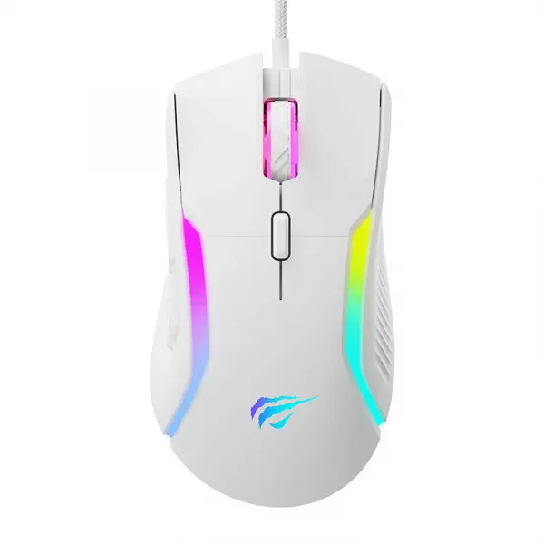 Mouse Gaming Wired USB HAVIT MS1033, RGB, 800DPI - 8000DPI, Alb