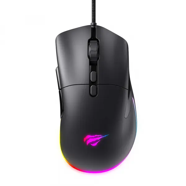 Mouse Gaming Wired USB HAVIT MS954, 800DPI - 12000DPI, 1.6m, Negru