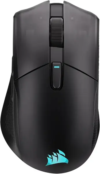 Mouse Gaming Wireless Corsair HARPOON v2, Tri-Mode, 26K DPI, Autonomie 140 ore (Negru)
