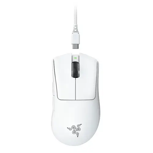 Mouse gaming wireless Razer DeathAdder V3 Pro, USB, 30k DPI (Alb)