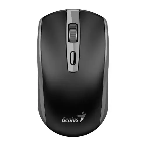 Mouse Genius ECO-8150, Wireless 2.4Ghz, USB, 1200dpi (Negru/Gri)