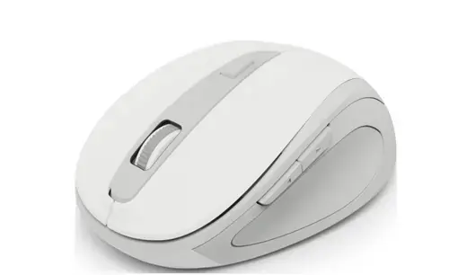 Mouse Hama WM-400, Wireless 2.4Ghz, USB-A (Alb/Gri)