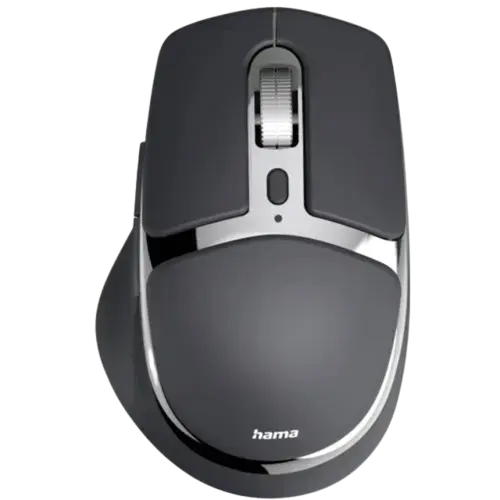 Mouse Hama WM-800 Multi-Device, Ergonomic, Wireless 2.4Ghz, Bluetooth (Negru)