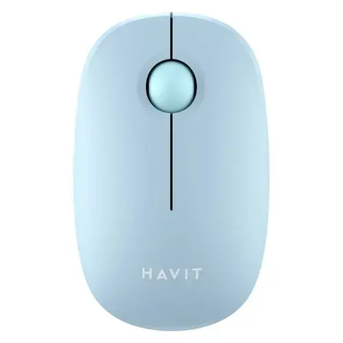 Mouse HAVIT MS57GT, 1600 dpi, 3 butoane, Wireless 2.4 GHz (Albastru)