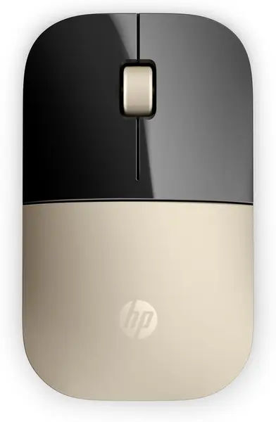 Mouse HP - Z3700, optic, wireless, auriu/negru