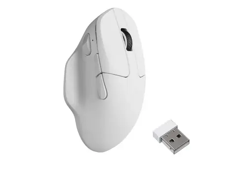 Mouse Keychron M7 8K, Bluetooth, 30000 DPI (Alb)