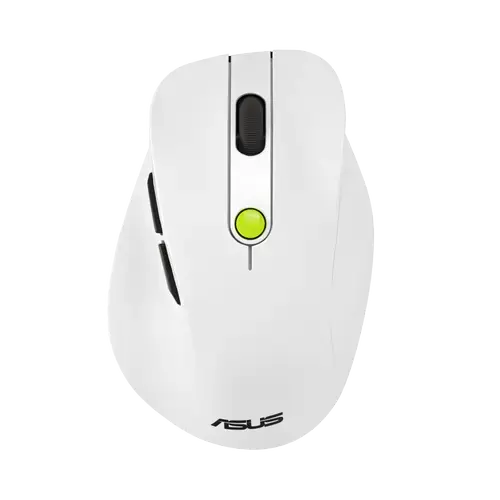 Mouse Mouse Optic ASUS MW203, USB Wireless/Bluetooth, 2400 DPI, Alb
