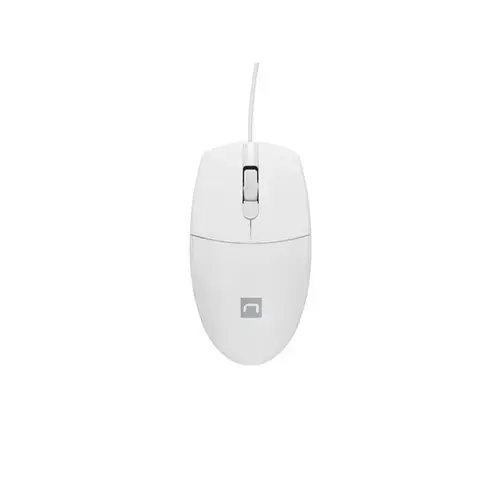 Mouse Natec Ruff 2, 1000 DPI, Alb