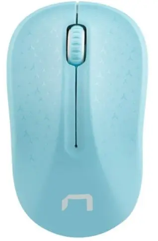 Mouse Natec - Toucan, optică, wireless, albastră/albă