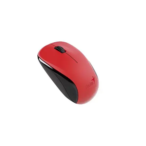 Mouse Optic Genius NX-7000, Pentru PC sau Notebook, 2.4GHz, 1200 dpi, 3 butoane, Wireless (Rosu)