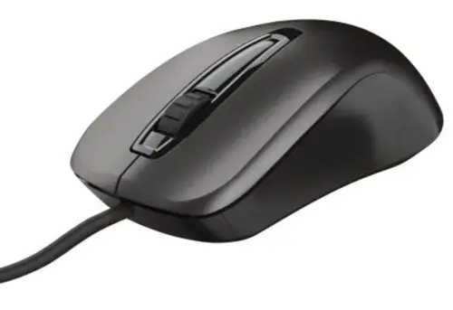 Mouse Optic Trust Carve, USB, 1200 DPI (Negru)