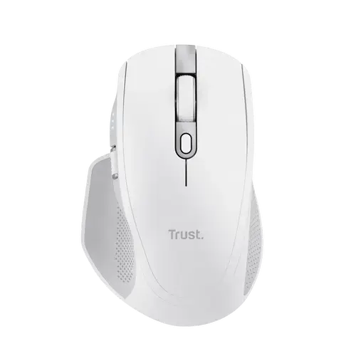 Mouse Optic Trust Ozaa+, 3200 dpi, Multi-Device, Wireless, Bluetooth (Alb)