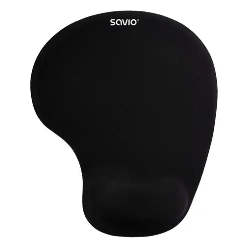 Mouse pad cu gel SAVIO MP-01B (Negru)