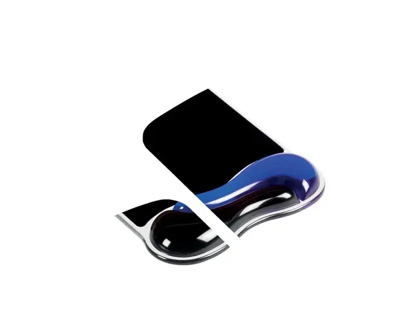 Mouse pad ergonomic duo gel Kensington cu suport pentru încheietură Mouse pad ergonomic duo gel Kensington cu suport pentru încheietură albastru/negru