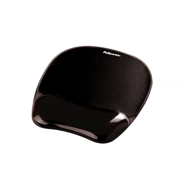 Mouse pad Fellowes cu suport gel Negru Mouse pad Fellowes cu suport gel negru