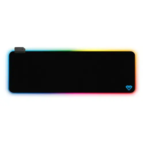 Mouse Pad Gaming cu Iluminare Led RGB Media-Tech MT262, Negru