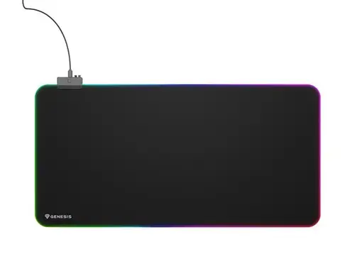 Mouse Pad Genesis Boron 500 XXL RGB, 800 x 400 x 4 mm (Negru)