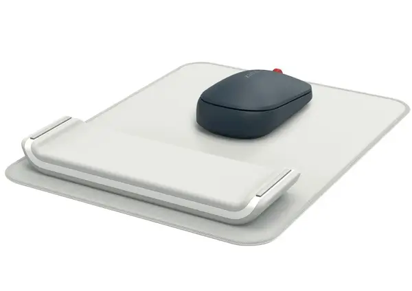Mouse pad Leitz cu suport pentru incheietura Mouse pad Leitz cu suport pentru incheietura Gri pastel