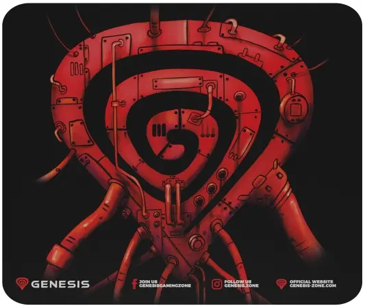 Mouse pad pentru gaming Genesis - Pump Up The Game, S, negru