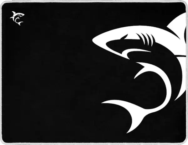 Mouse pad pentru gaming White Shark - SHARK, M, moale, negru