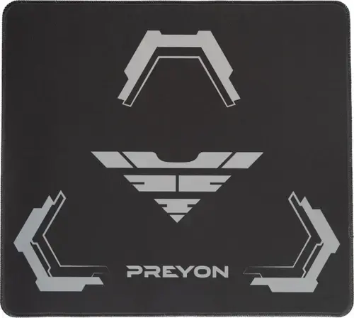 Mouse Pad PREYON PFS40, M, 450 x 400 x 3 mm (Negru)