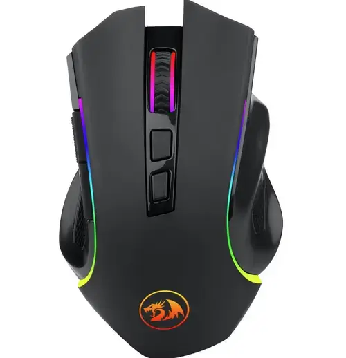 Mouse Redragon M602-KS, Wireless 2.4Ghz, USB, iluminare RGB (Negru)