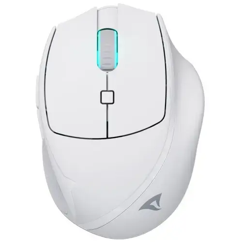 Mouse Sharkoon OfficePal M25W, Wired, Wireless 2.4Gzh (Alb)