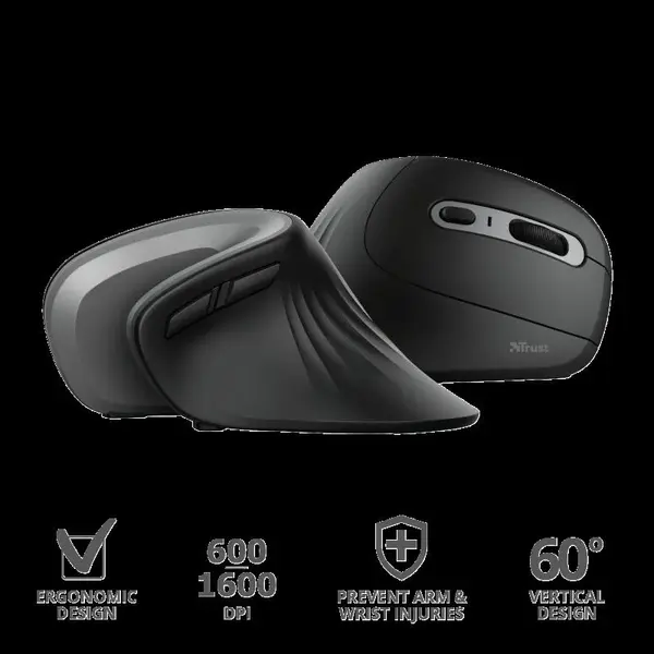 Mouse Trust Verro Ergonomic 1600 DPI, ng Mouse Trust Verro Ergonomic 1600 DPI, ng
