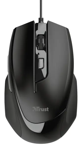 Mouse Trust - Voca Comfort, optic, negru