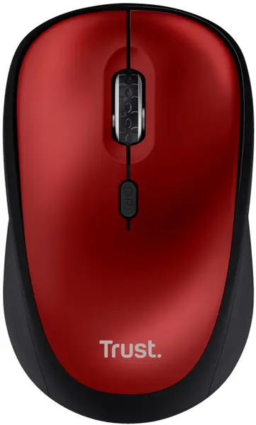 Mouse Trust - YVI+, optic, wireless, roșu