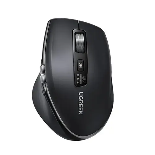 Mouse UGREEN M751, Wireless 2.4 Ghz, Bluetooth, 5000DPI (Negru)