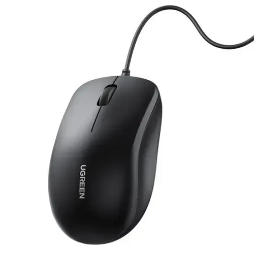 Mouse UGREEN MU007, Wired, 1200DPI, 1.5m (Negru)