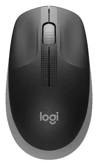 Mouse Wireles LOGITECH M190, USB, 1000 DPI (Negru/Gri)