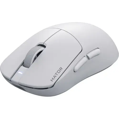 Mouse wireless Hator Quasar 3S Ultima, 30000 dpi, Bluetooth, USB, Alb