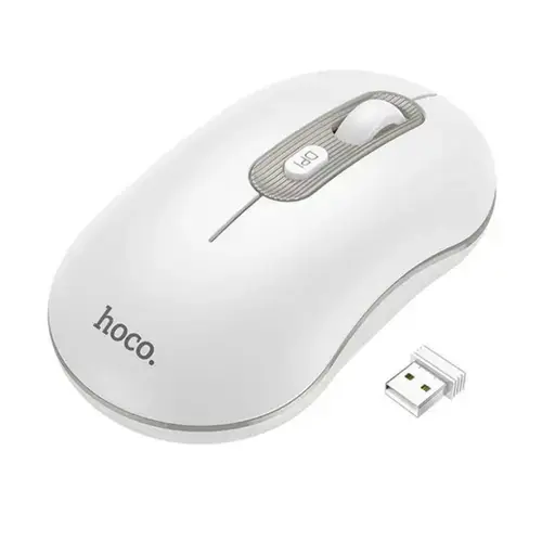 Mouse Wireless HOCO GM21, 1600 DPI (Alb)