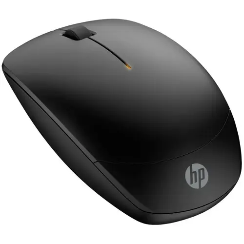 Mouse wireless HP 230 Slim, ultrausor (69g), dongle 2.4GHz, ambidextru, autonomie pana la 18 luni, 1600 DPI, 3 butoane, baterie AA inclusa, Negru