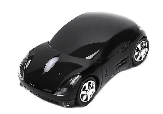 Mouse wireless in forma de masina NEGRU
