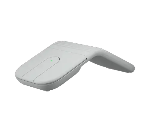 Mouse Wireless Logitech Mobi Fold, Bluetooth BLE, Optic, 4000 DPI, Scroll Touch (Alb)