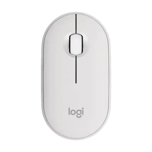 Mouse wireless Logitech Pebble 2 M350s, bluetooth, dongleless, Alb