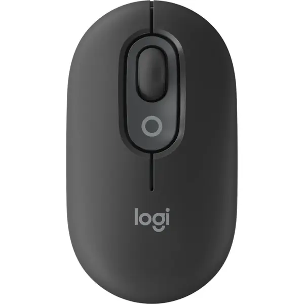 Mouse wireless Logitech Pop Emoji, Bluetooth, Graphite