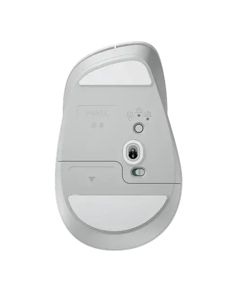 Mouse Wireless Logitech Signature Comfort Plus M850 L, Bluetooth BLE, 4000 DPI, 6 butoane/4 programabile, Logi Options+, Logi Tune (Alb)